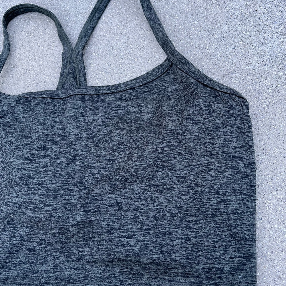 Aerie athletic green tank with built in sports bra